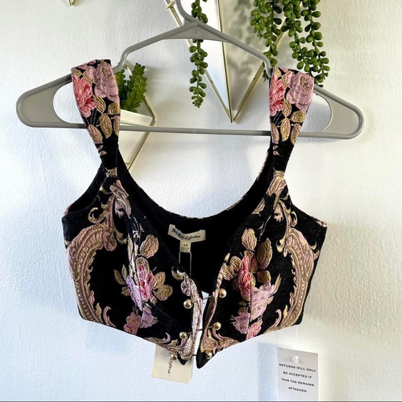 For Love & Lemons Brocade Top - Picture 2 of 7
